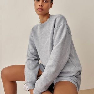 Reformation crew sweatshirt